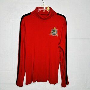 Vintage Polo Ralph Lauren Purveyors of Fine Winter Apparel Turtleneck Sz L Red